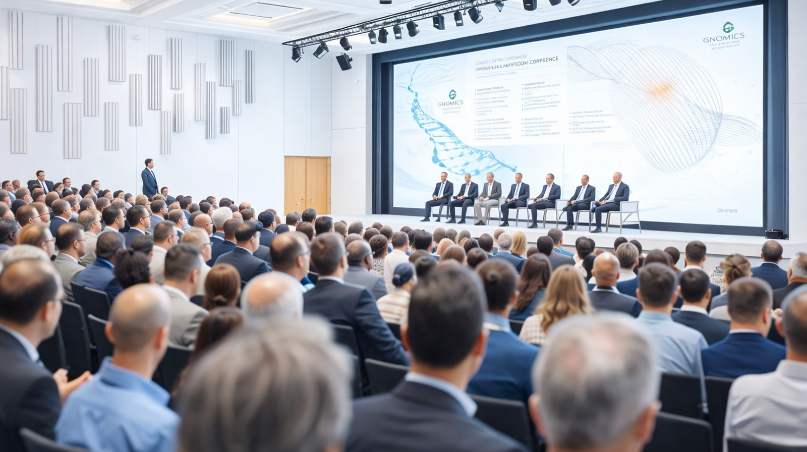 Genomics conference illustration